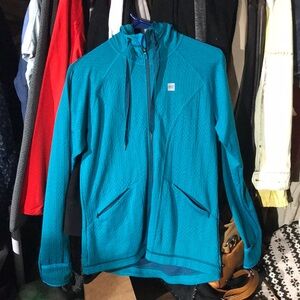 Teal Full-Zip Jacket